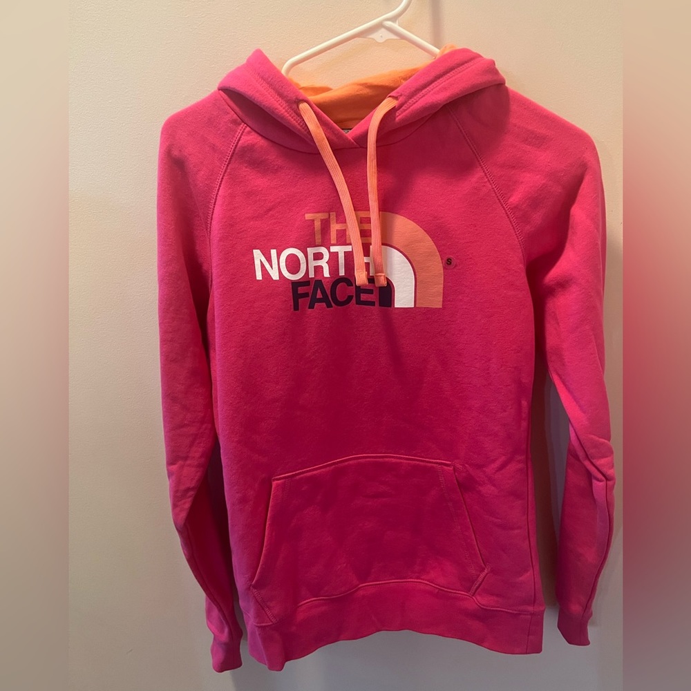 Pink North Face Hoodie